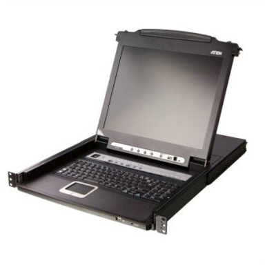 ATEN Rack konzola CL5708MW, 17.3", 1920 x 1080, 1U, crna